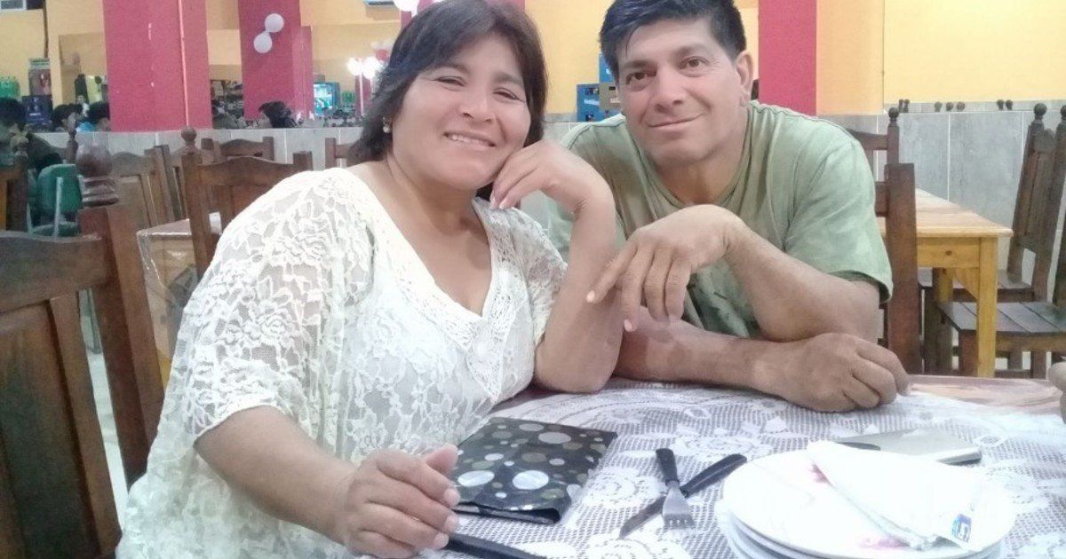 Delfina Quispe y Alfredo Noriega, cuando todavía eran pareja.