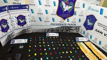 Detuvieron a un joven en Alejandro Korn con casi 100 envoltorios de cocaína