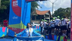 el triatlon de lomas, medallista a nivel continental: este es un logro muy importante