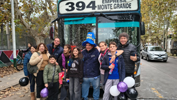 se jubilo un historico chofer de empresa monte grande tras 35 anos de servicio
