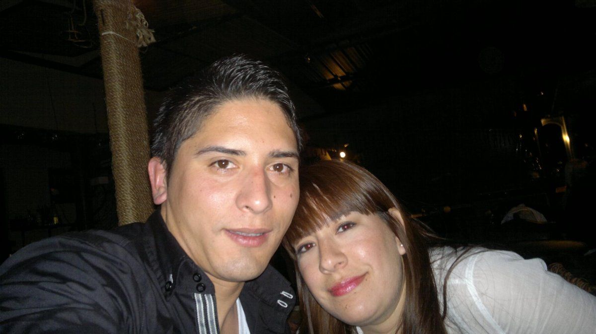 La pareja de Almirante Brown, hace unos a&ntilde;os.