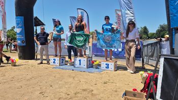 Atleta de Banfield se subió al podio en carrera de aguas abiertas en Gualeguaychú: El esfuerzo vale la pena