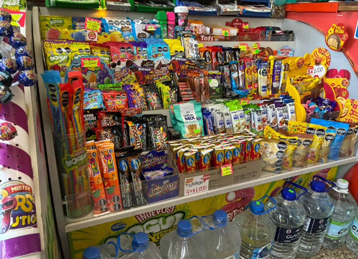 Comerciantes de la regi&oacute;n aseguran que hay una baja en las ventas de golosinas.&nbsp;&nbsp;