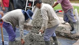 lomas: extienden obras de repavimentacion en parque baron
