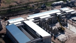 ezeiza: avanza construccion de la nueva alcaidia en tristan suarez