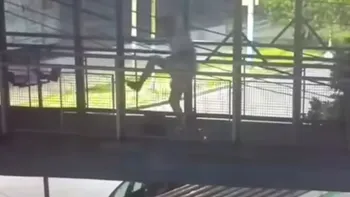 Lomas de Zamora: rescate a una mujer en un puente peatonal de Camino Negro