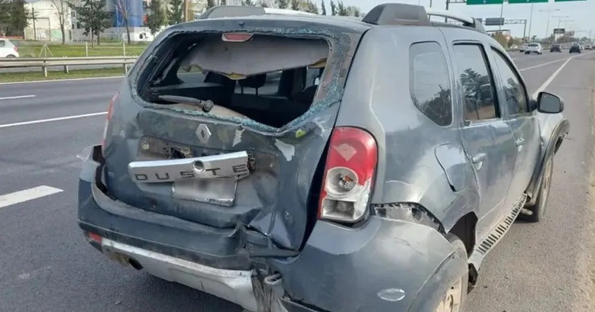La camioneta del vecino de Lomas que protagonizó el accidente.