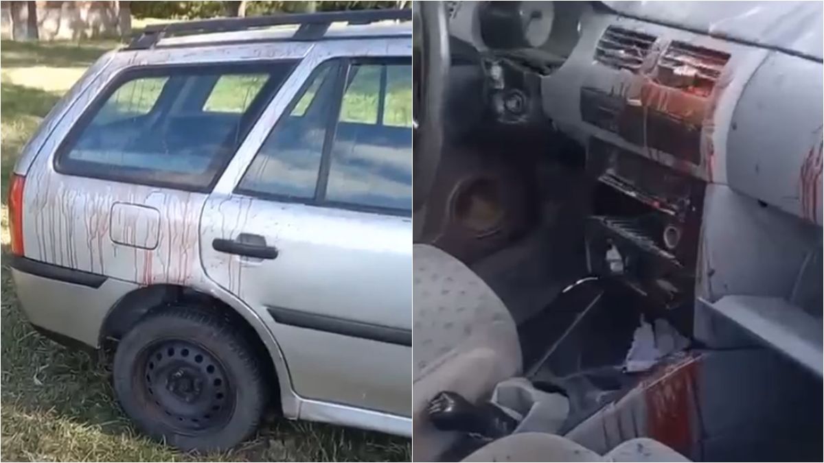 Vecinos encontraron un auto ensangrentado en Lomas de Zamora pero no fue por un accidente: qué pasó