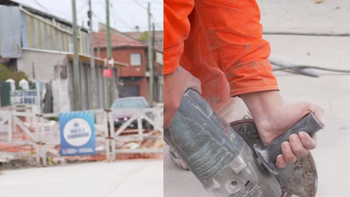 Lomas: realizan trabajo de pavimentación en Villa Lamadrid