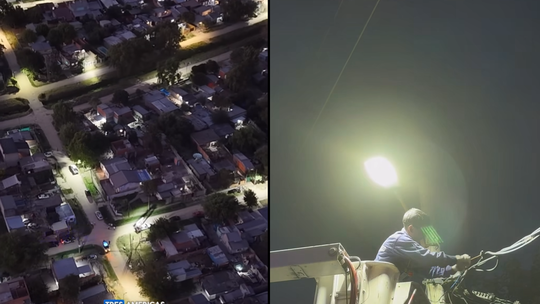 Ezeiza: completaron la colocación de luces LED en Carlos Spegazzini