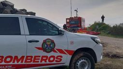 Bomberos de Glew participaron en la búsqueda de los cinco desaparecidos en el Río de la Plata