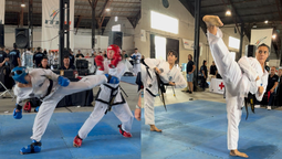 un grupo de taekwondistas de monte grande gano 38 medallas en gualeguaychu