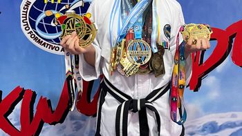 Tiene 14 años y sueña con ir al Mundial de taekwondo: Su deseo como fiesta de 15 es representar a Argentina