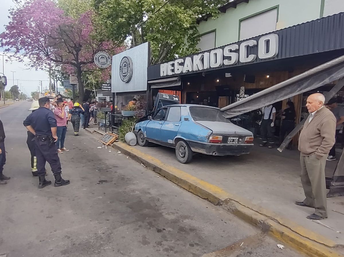 El lugar del accidente en Alejandro Korn