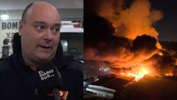 los bomberos de esteban echeverria sobre la explosion en spegazzini: seguimos haciendo relevos