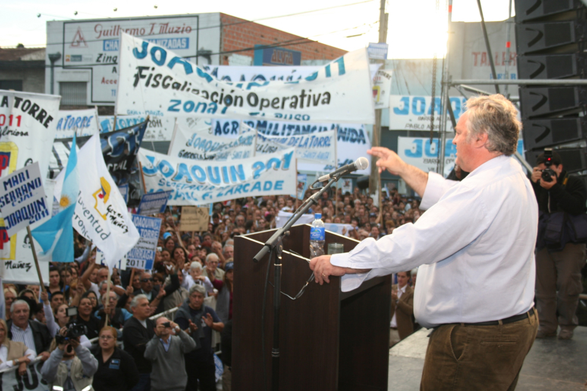 Joaquín de la Torre en el acto de lanzamiento de su candidatura.