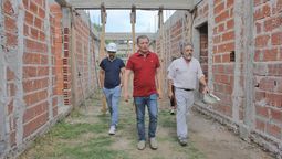 esteban echeverria: avanza la obra del nuevo edificio de la escuela secundaria n°26