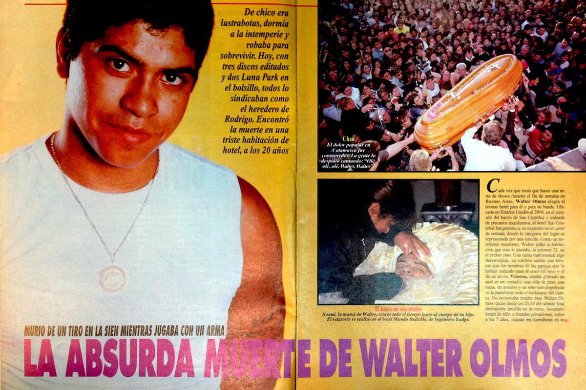 Página de la Revista Pronto que habla sobre la tragedia del cantante. Página de la Revista Pronto que habla sobre la tragedia del cantante.