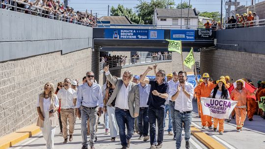 Almirante Brown: habilitaron el nuevo Paso Bajo Nivel de Rafael Calzada