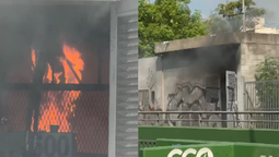 lomas: el incendio de una camara de edesur dejo sin luz a vecinos del centro