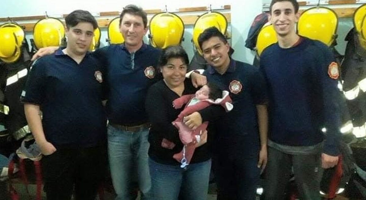 En Alejandro Korn, ayudaron a Gisele a dar a luz a su hijo Lautaro.