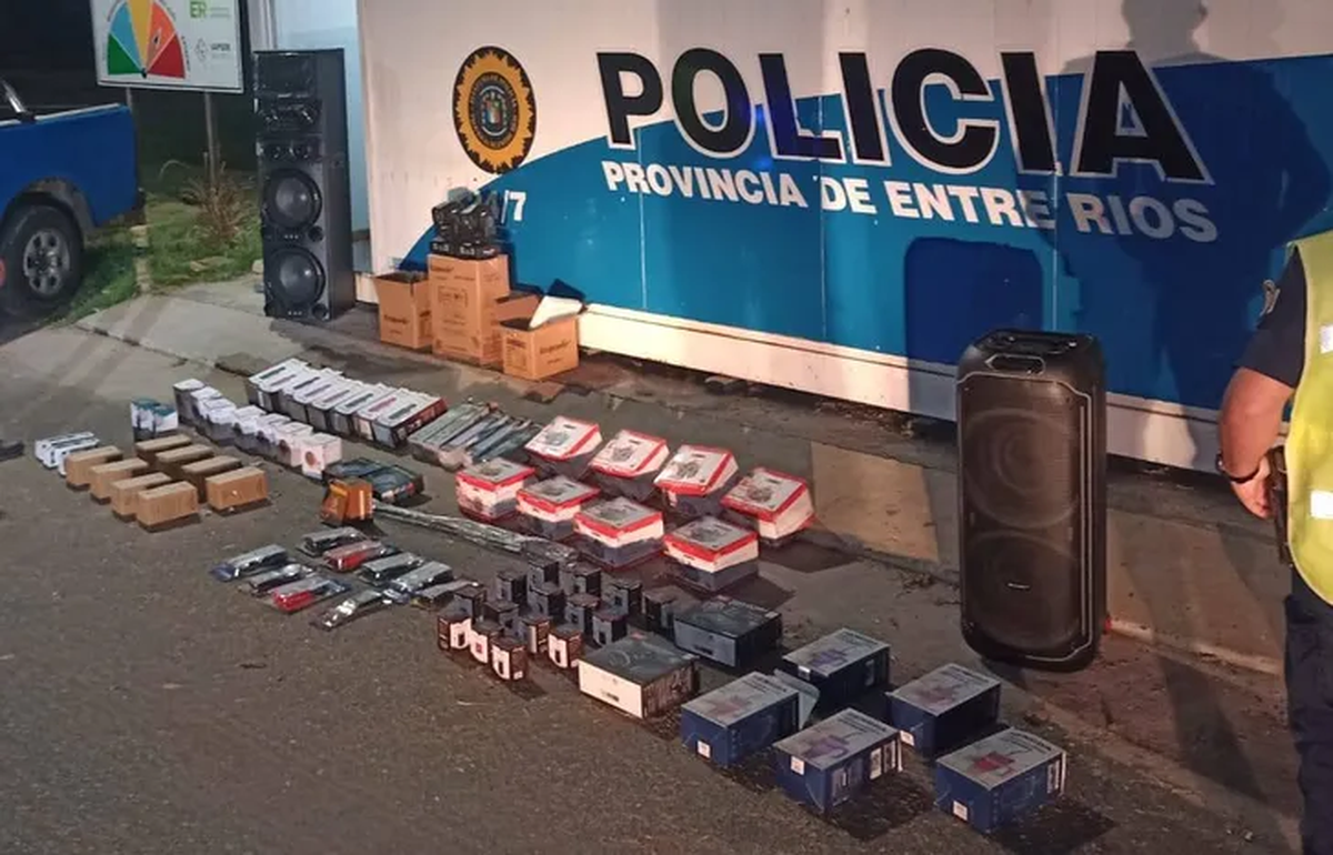 La mercader&iacute;a fue secuestrada en Entre R&iacute;os.
