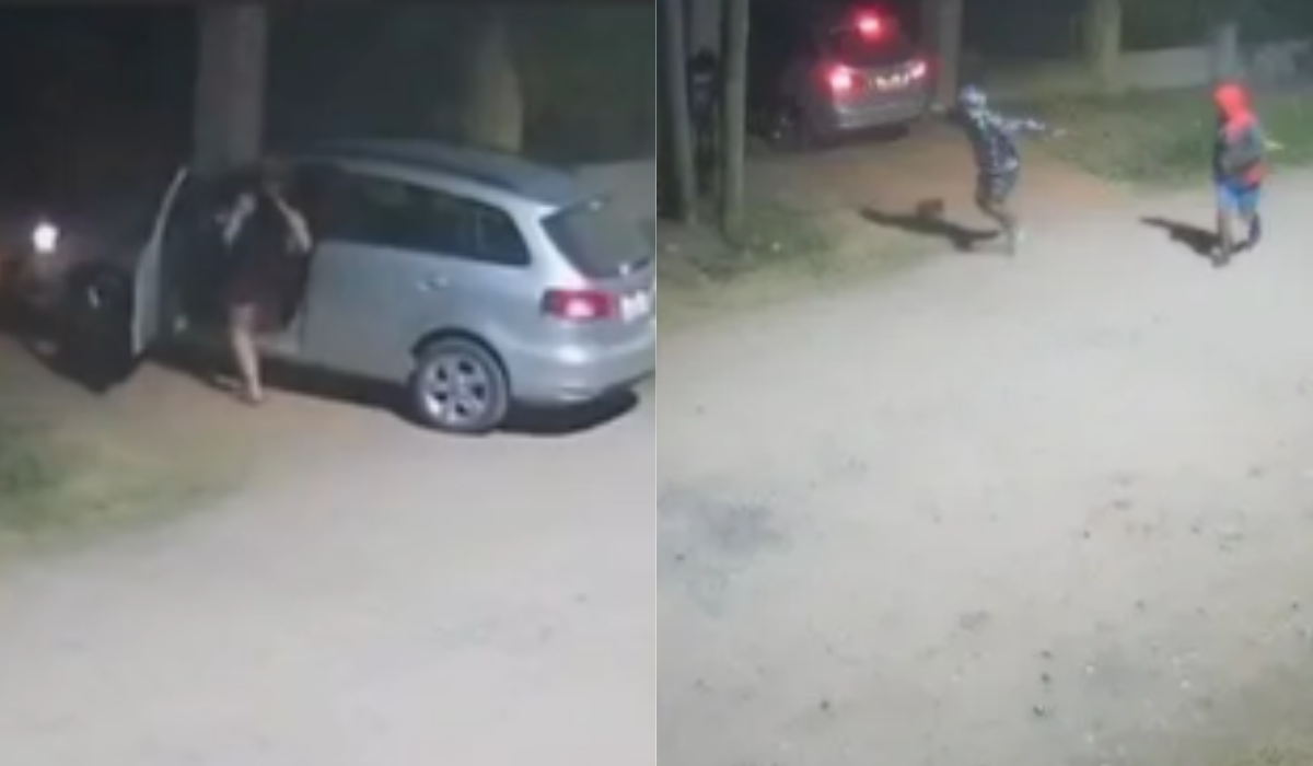 Un joven salvó a su madre de un robo en Glew y quedó filmado
