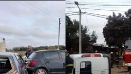 fin de semana accidentado en almirante brown: fuertes choques en glew