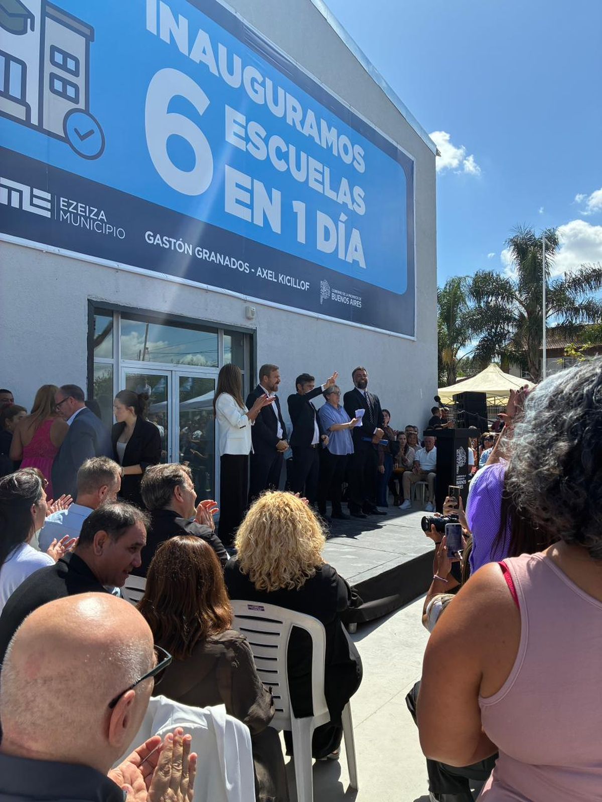 En el acto, el intendente Gastón Granados, destacó la inversión educativa en el distrito y afirmó que Axel Kicillof “es el indicado para transformar la República Argentina”.