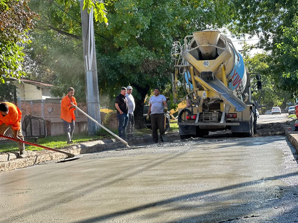Las obras se realizan en la localidad de Longchamps.