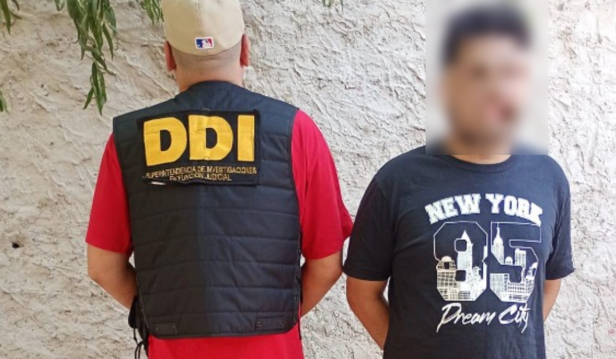 El hombre fue detenido en una casa de Ezeiza. 