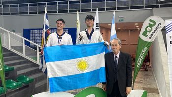 Almirante Brown: dos jovenes de 16 años consiguieron medallas en un torneo de Taekwondo en Uruguay