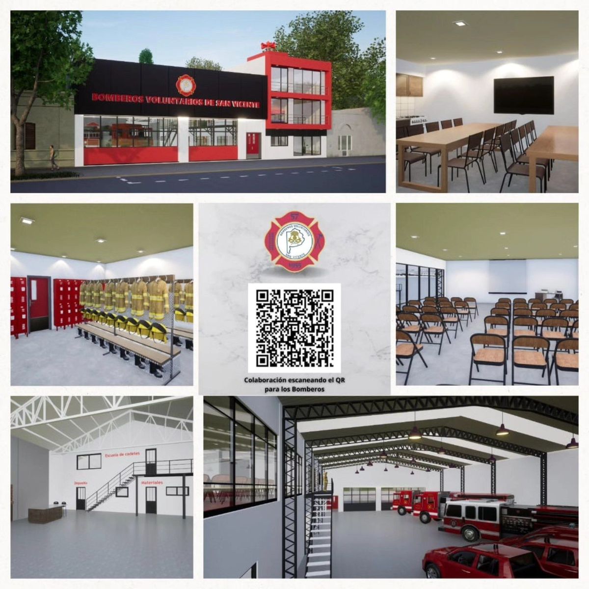 El proyecto para construir un cuartel  modelo con tres niveles. 