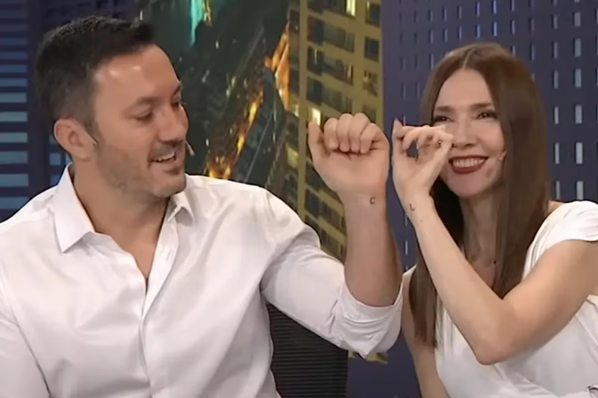 La periodista Cristina P&eacute;rez junto a su pareja Luis Petri, compa&ntilde;ero de f&oacute;rmula de Patricia Bullrich.