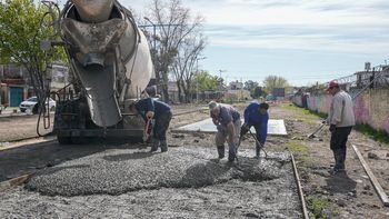 Lanús: extienden obras en el Parque Lineal del Oeste