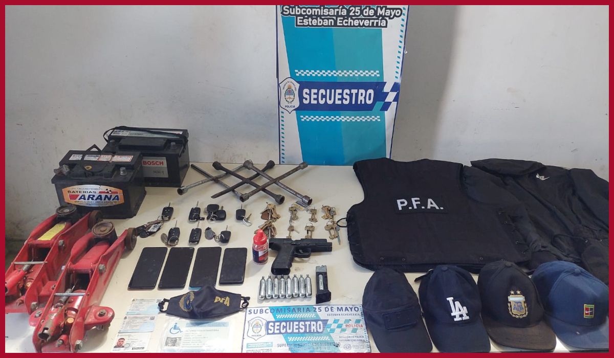 Falso Policía Federal robó varios autos y cayó detenido en Esteban Echeverría.