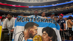 viajo desde monte grande, trabajo en europa y logro estar en el mundial alentando a argentina