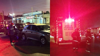 Dos graves choques en Almirante Brown: cinco personas heridas