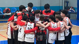 la u11 del basquet del club atletico de monte grande, entre los 8 mejores del pais