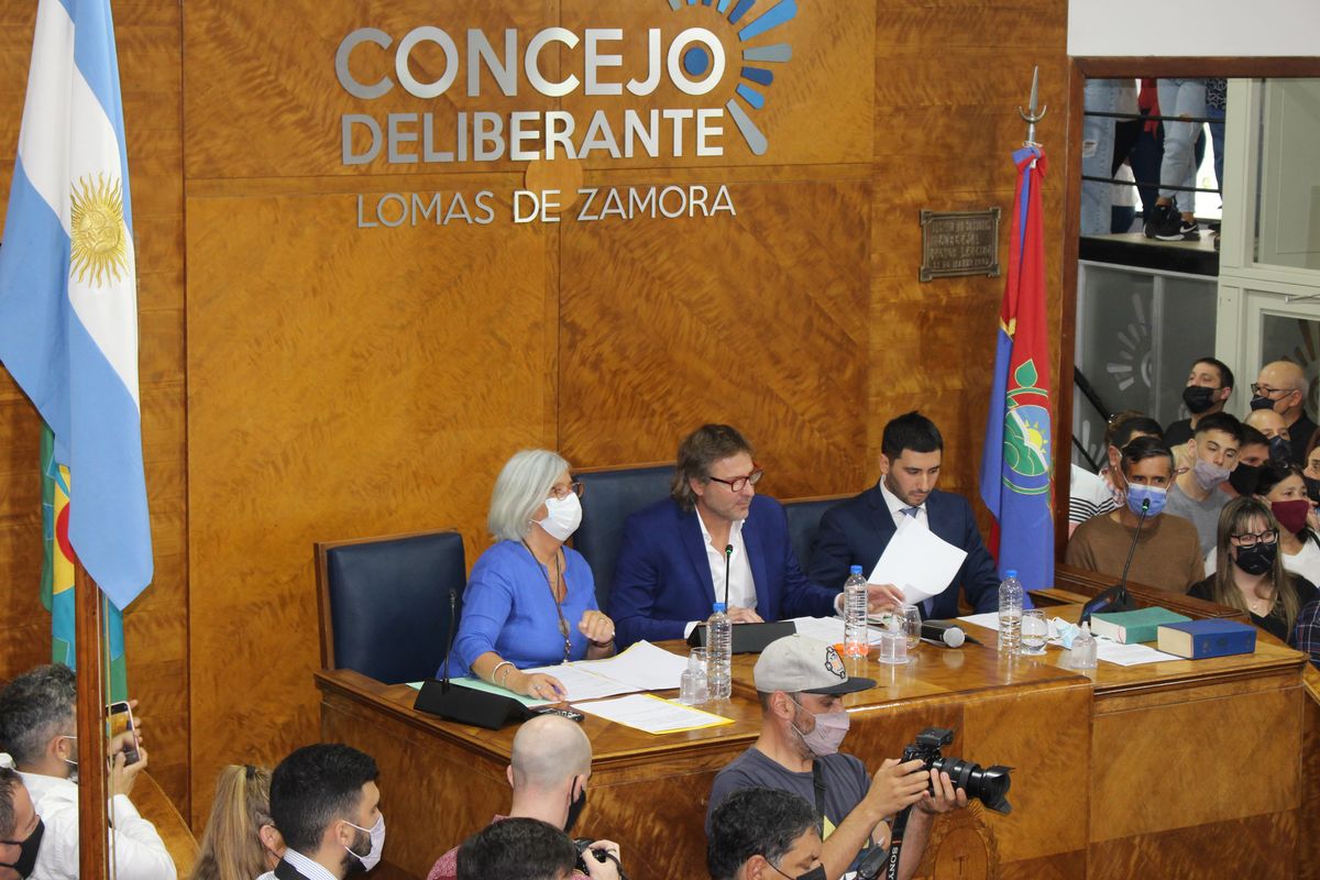 Diego Cordera asumió como presidente del Concejo Deliberante de Lomas de Zamora.