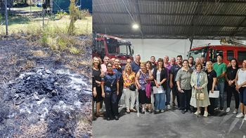 Bomberos de San Vicente piden prevenir incendios forestales: El 80% arranca con quemas