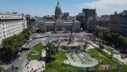 reforma laboral: movilizacion, incidentes y cortes frente al congreso