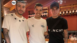 dos campeones del mundo comieron en una parrilla de ezeiza
