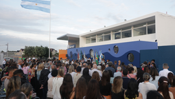 inauguraron el colegio grilli principado san vicente: emocion en la comunidad