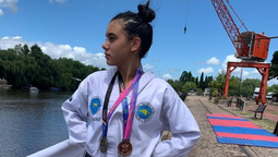 Una taekwondista de 14 años de Monte Grande fue invitada a una competencia en Londres y pide ayuda para viajar