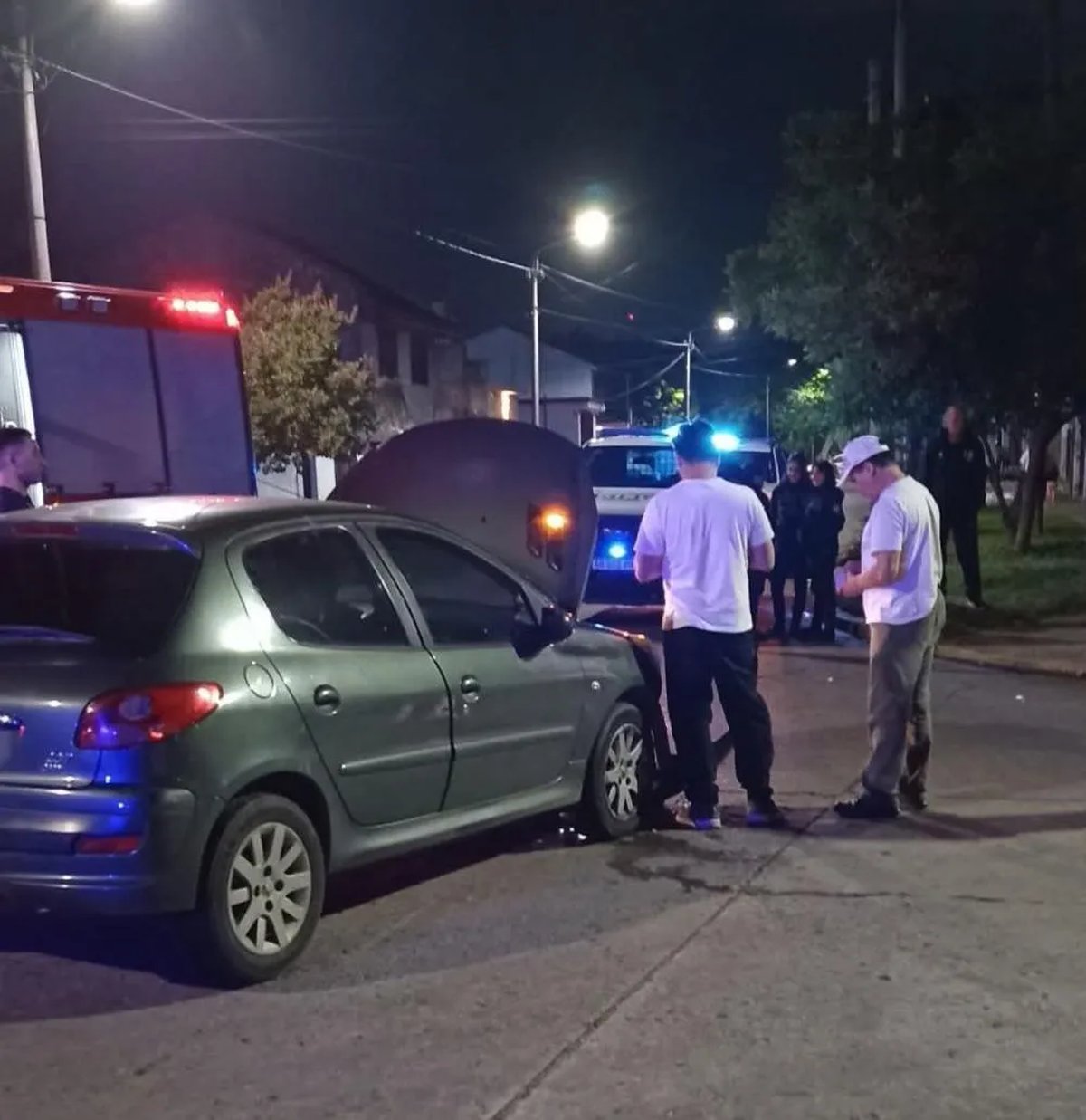 El accidente ocurrió en Lomas de Zamora. 