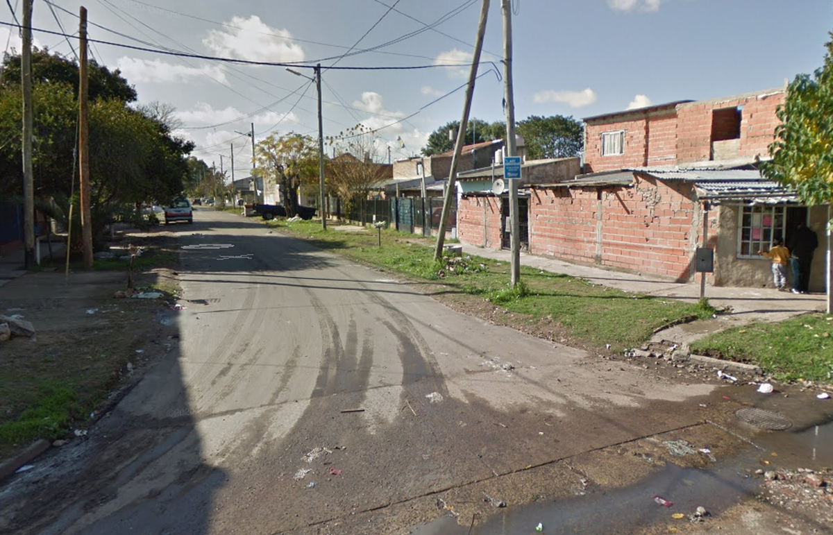La esquina de Temperley donde ocurrió el hecho.