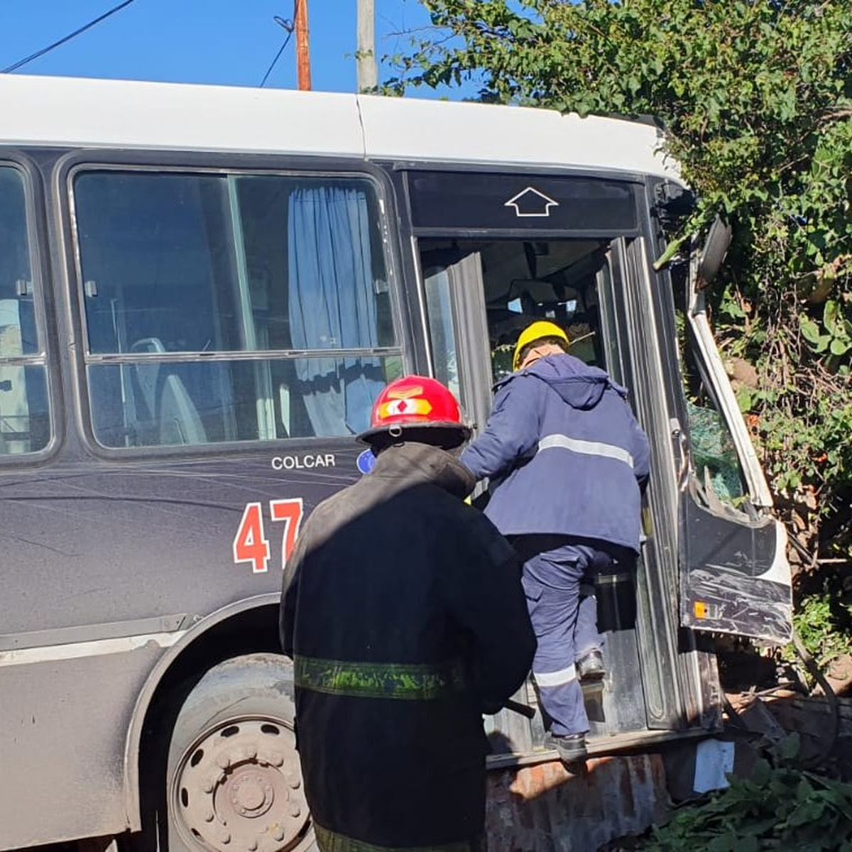 En el lugar trabajó una dotación de Bomberos de Esteban Echeverría.