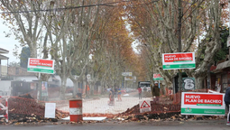 obras en monte grande: que calles estaran cerradas este viernes