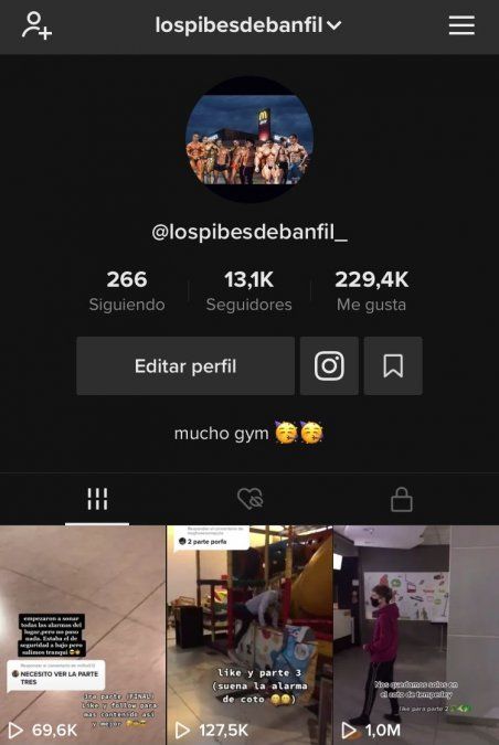 Los jóvenes que armaron el video viral tienen una cuenta en TikTok donde prometen subir más contenido como este.